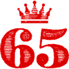 65 Number crown