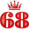 68 Zahl Krone