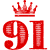 91 Number crown