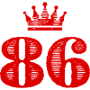 86 Zahl Krone