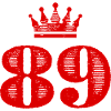 89 Number crown