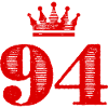 94 Number crown