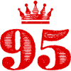 95 Number crown