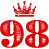 98 Number crown