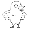 Bird Chick Symbol animal
