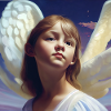 little girl angel