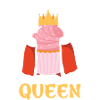 Cupcake Queen – Königin mit Krone Design