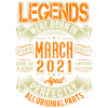 2021 Mars Anniversaire Légende