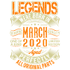 2020 March Birthday Legend