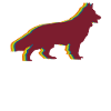 Schäferhunde Retro Weißer Schäferhund