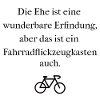 Lustiger Fahrrad Spruch