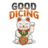 Chinesische Katze-Winken-Design für einen