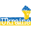 Soutenez l’Ukraine ! blanc bleu jaune