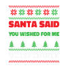 Weihnachtsmann Weihnachtswunsch Urlaubsgeschenk