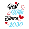 Jubiläums-Trauzeugin seit 2030 Hochzeit