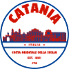 Catania Skyline Round Logo Italy