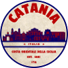 Distintivo Catania Skyline Vintage