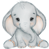 Elephant Family Mama Baby T-Shirt