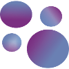 purple blue Planets