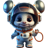 Smiling Space Mouse
