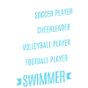 Nageurs amusants
