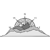 kompass berg