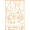 L'éléphant de Fontainebleau - Cream