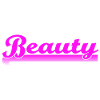 Beauty - lettering pink