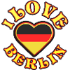 I love Berlin. Germany, Black-Red-Gold