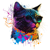 Bunte Katze