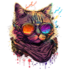 Vaper Wave Cat