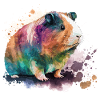 Buntes Meerschweinchen