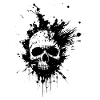 Skull Totenkopf Explosion
