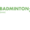 Sport Définition Badminton