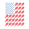 Sport Us Flag Badminton
