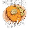 Schnitzel Held Fleisch Geschenk