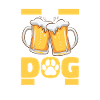 Drinking alcohol drinking dog