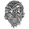 Zombie Kopf