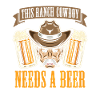 Rodeo Cowboy Beer Ranch Cowboy