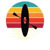 Rétro Sunset Kayaki Design