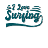 I love surfing