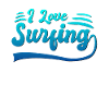 I love surfing