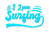 I love surfing