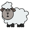 Funny Sheep Cartoon Gift Idea