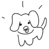 Dog icon pet pet cute