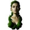Bust of a mossy woman