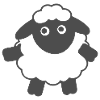 Funny Sheep Cartoon Gift Idea