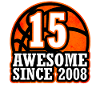 Basketball 15 Birthday 2008