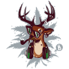Deer smoke
