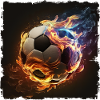 Football Fire Flame